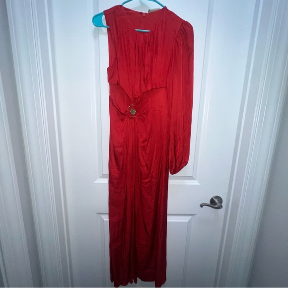 FARM Rio Red One-Shoulder Maxi Dress - Picture 5 of 12
